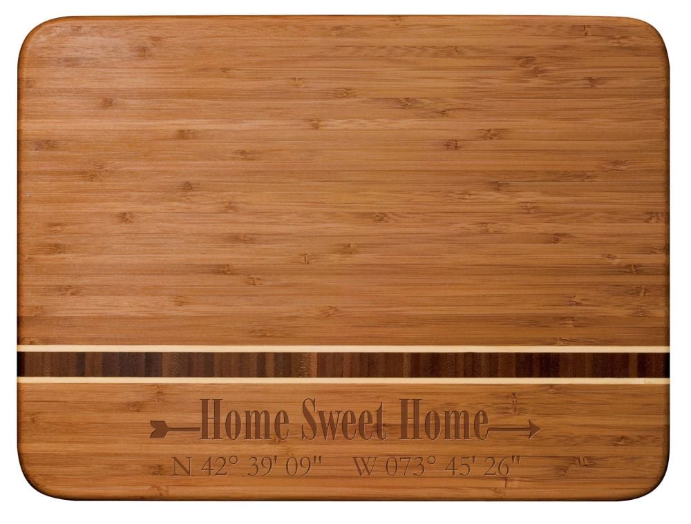 Home Coordinates Bamboo 11x15" Engraved Cutting Board