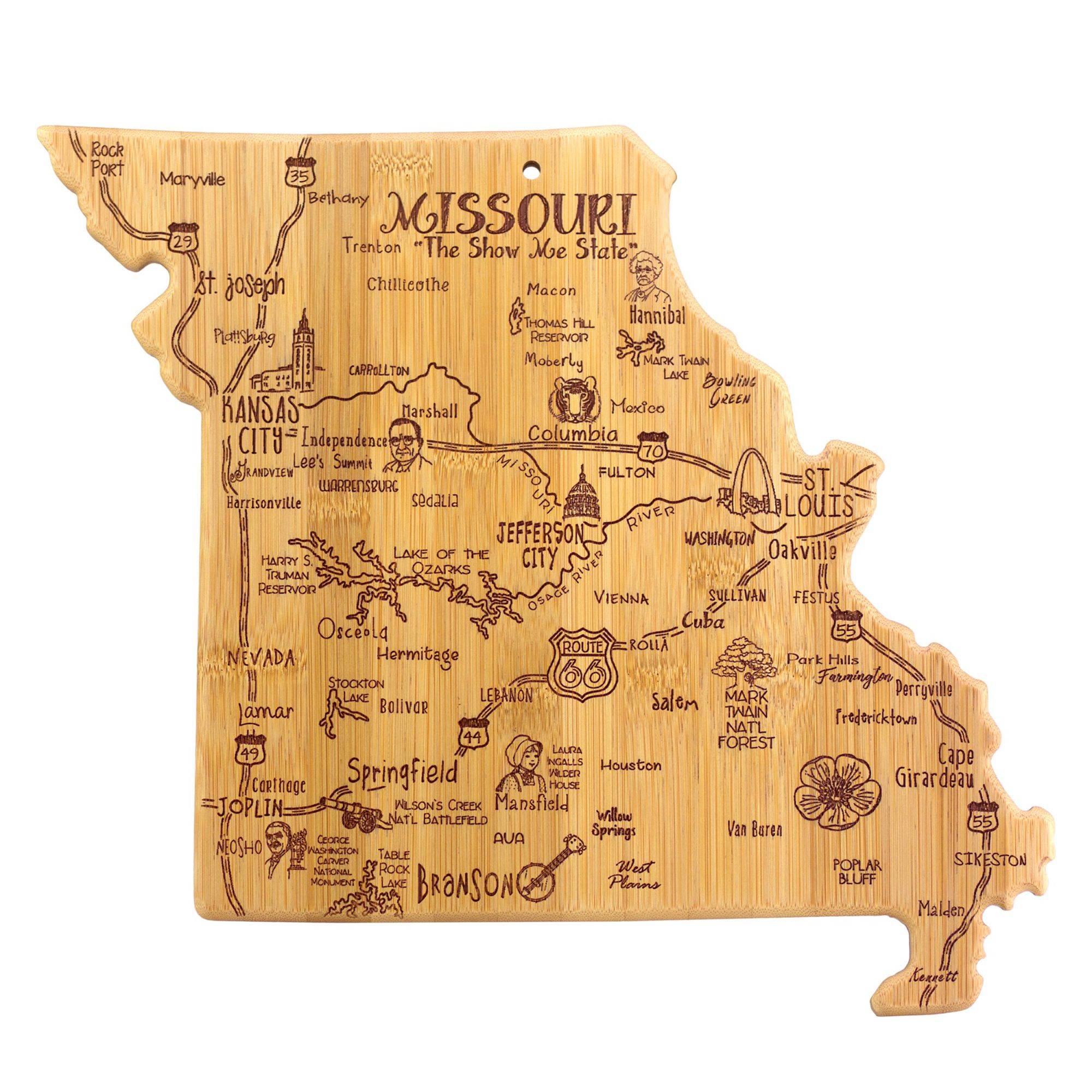 Missouri Destinations Cutting Board