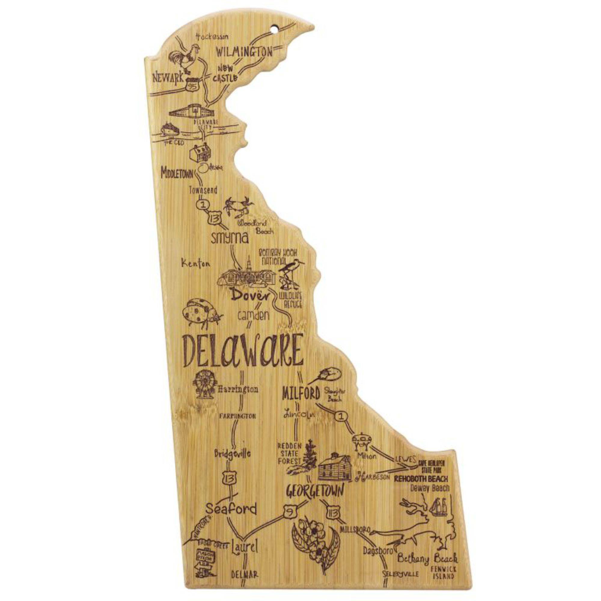 Delaware Destinations Cutting Board