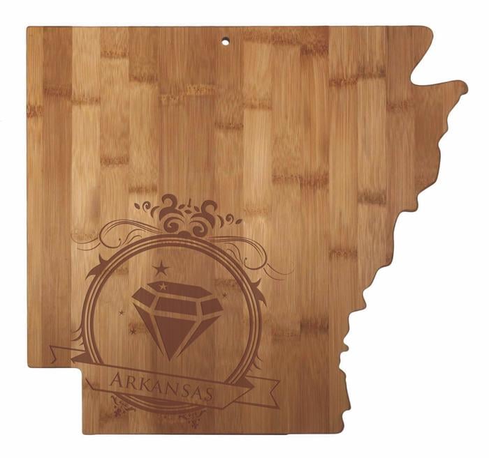Personalized Arkansas Cutting Board