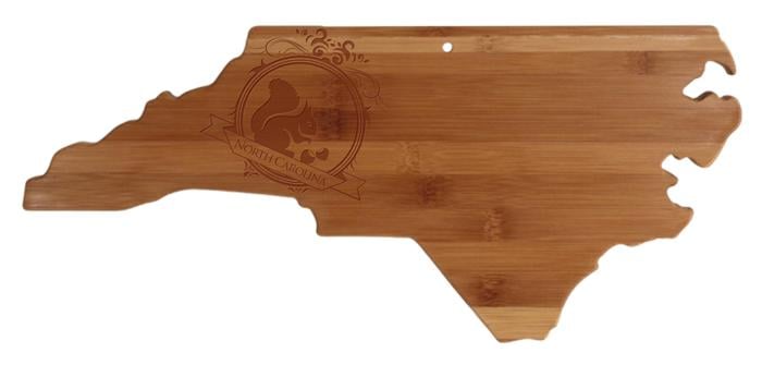 Personalized North Carolina Cutting Board