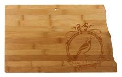 Personalized North Dakota Cutting Board