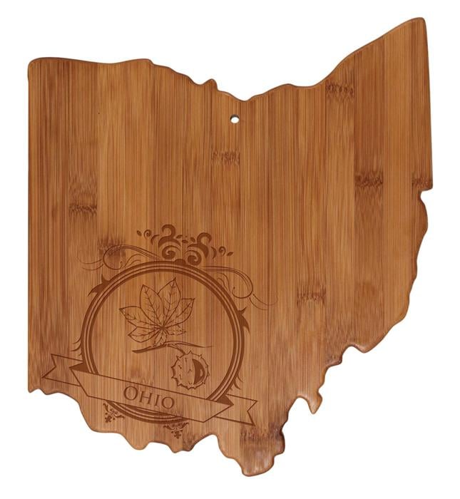 Personalized Ohio Cutting Board