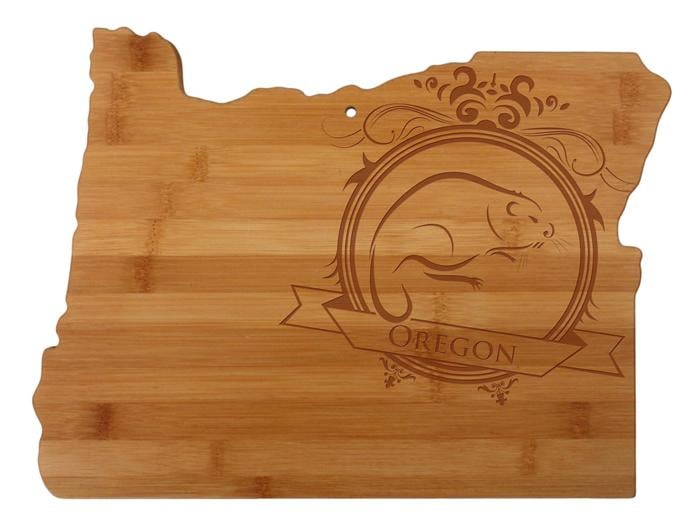 Personalized Oregon Cutting Board
