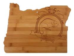 Personalized Oregon Cutting Board