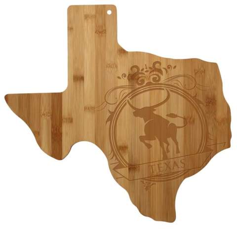 Personalized Texas Cutting Board