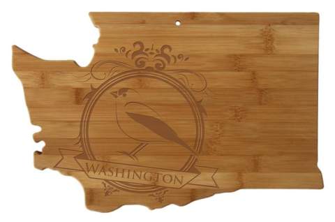 Personalized Washington Cutting Board