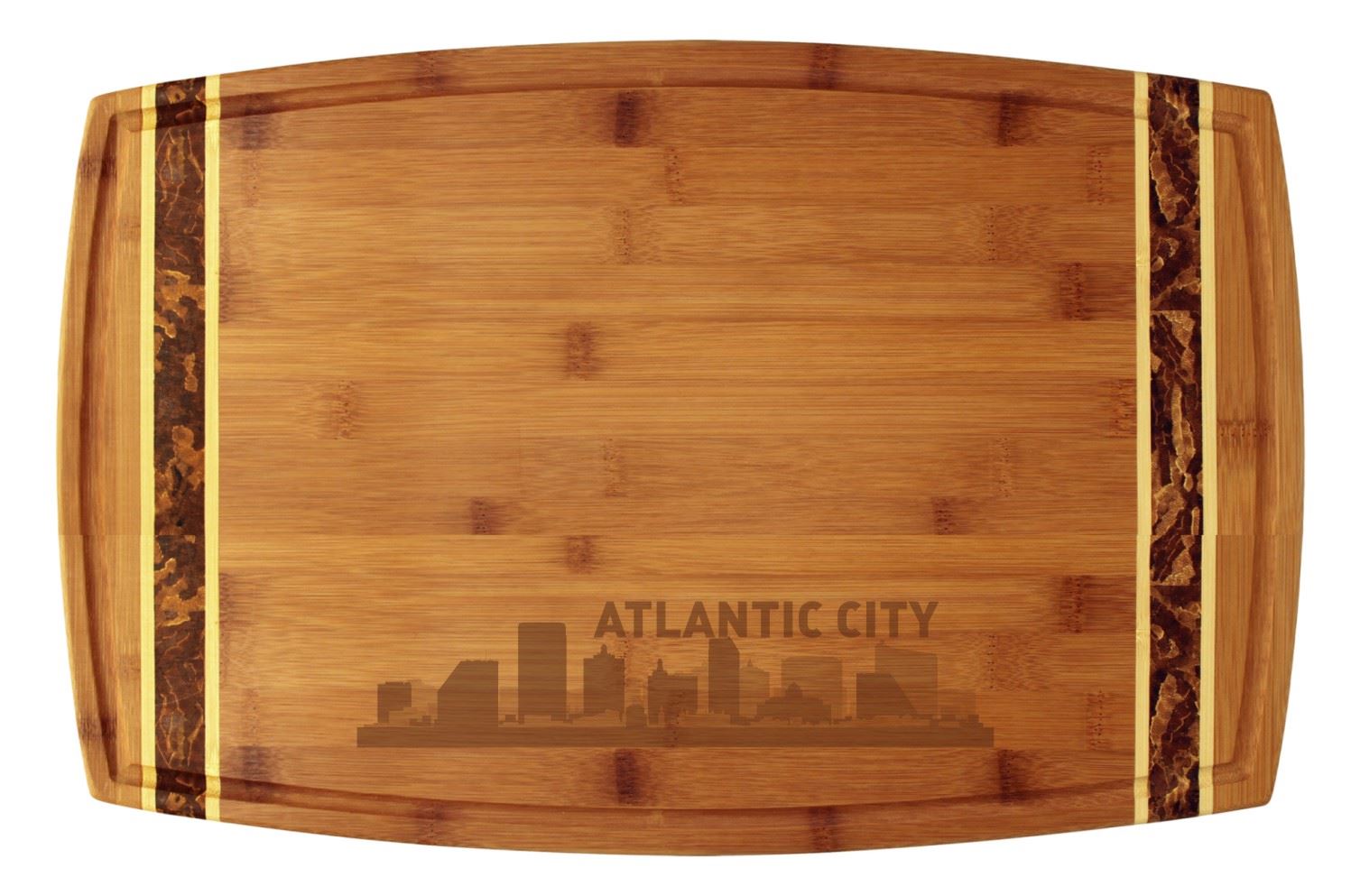 Atlantic City, New Jersey City Skyline Cutting Board