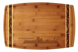 Albuquerque, New Mexico City Skyline Cutting Board
