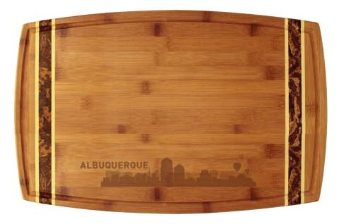 Albuquerque, New Mexico City Skyline Cutting Board