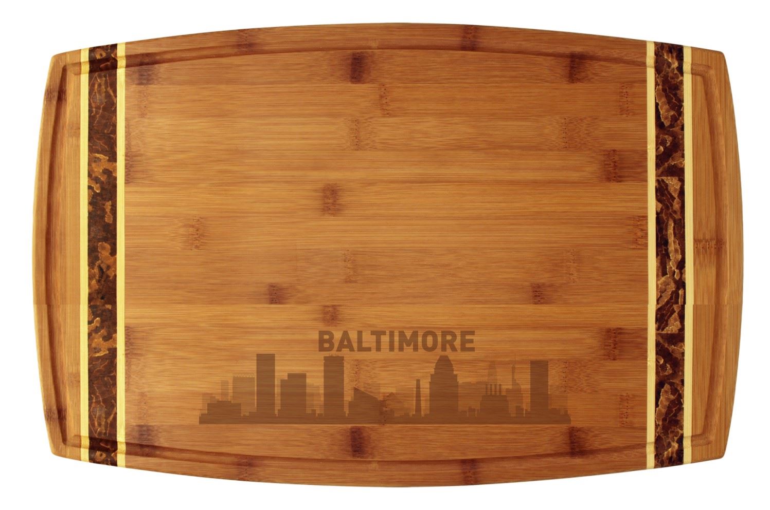 Baltimore, Maryland City Skyline Cutting Board