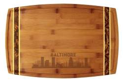 Baltimore, Maryland City Skyline Cutting Board