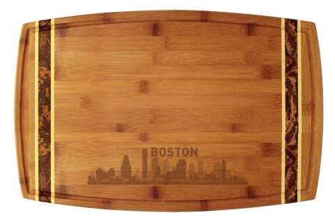 Boston, Massachusetts City Skyline Cutting Board