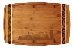 Buffalo, New York City Skyline Cutting Board