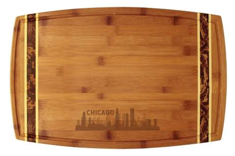 Chicago, Illinois City Skyline Cutting Board