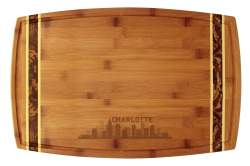 Charlotte, North Carolina City Skyline Cutting Board