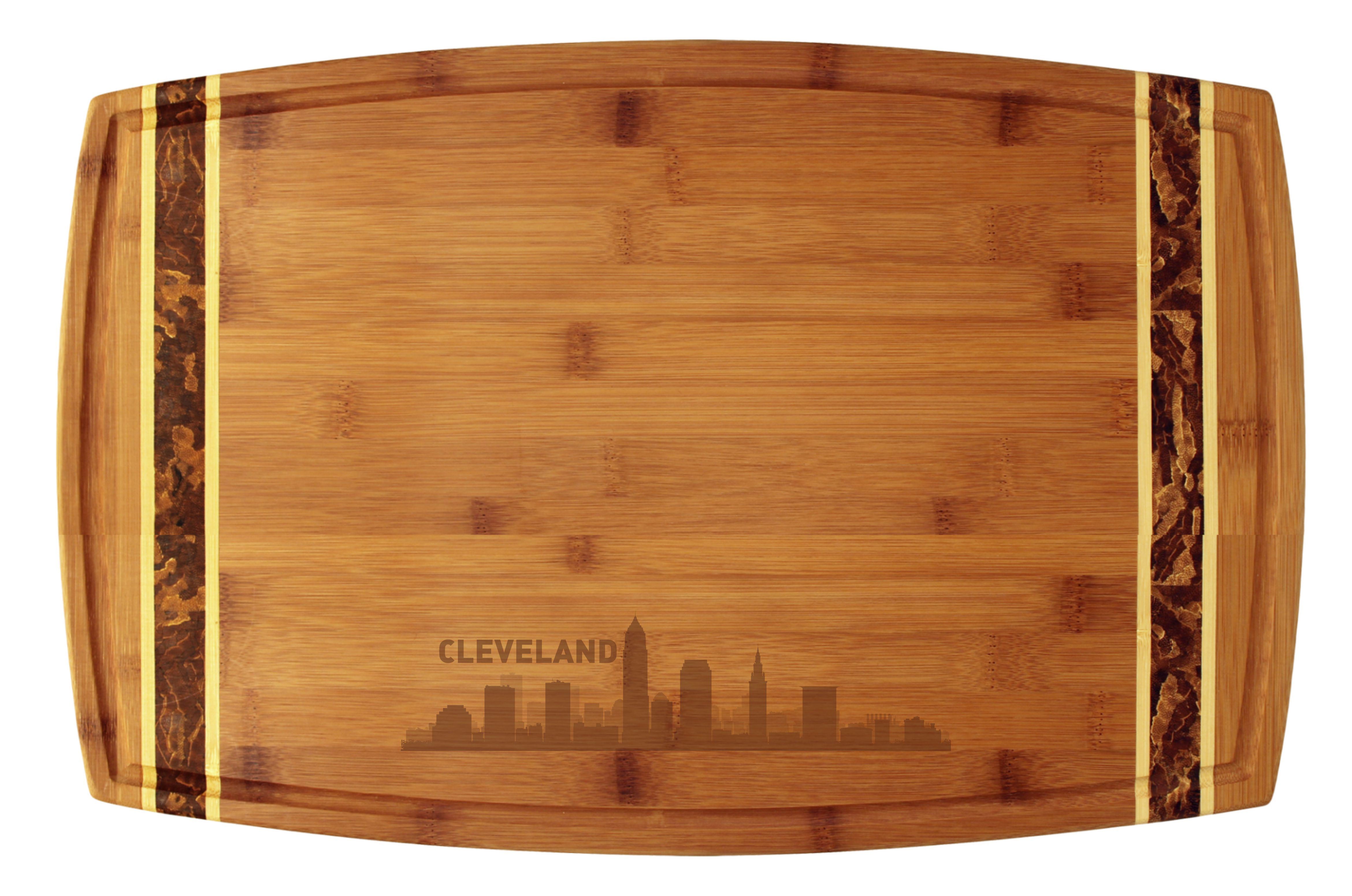 Cleveland, Ohio City Skyline Cutting Board