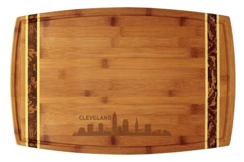 Cleveland, Ohio City Skyline Cutting Board