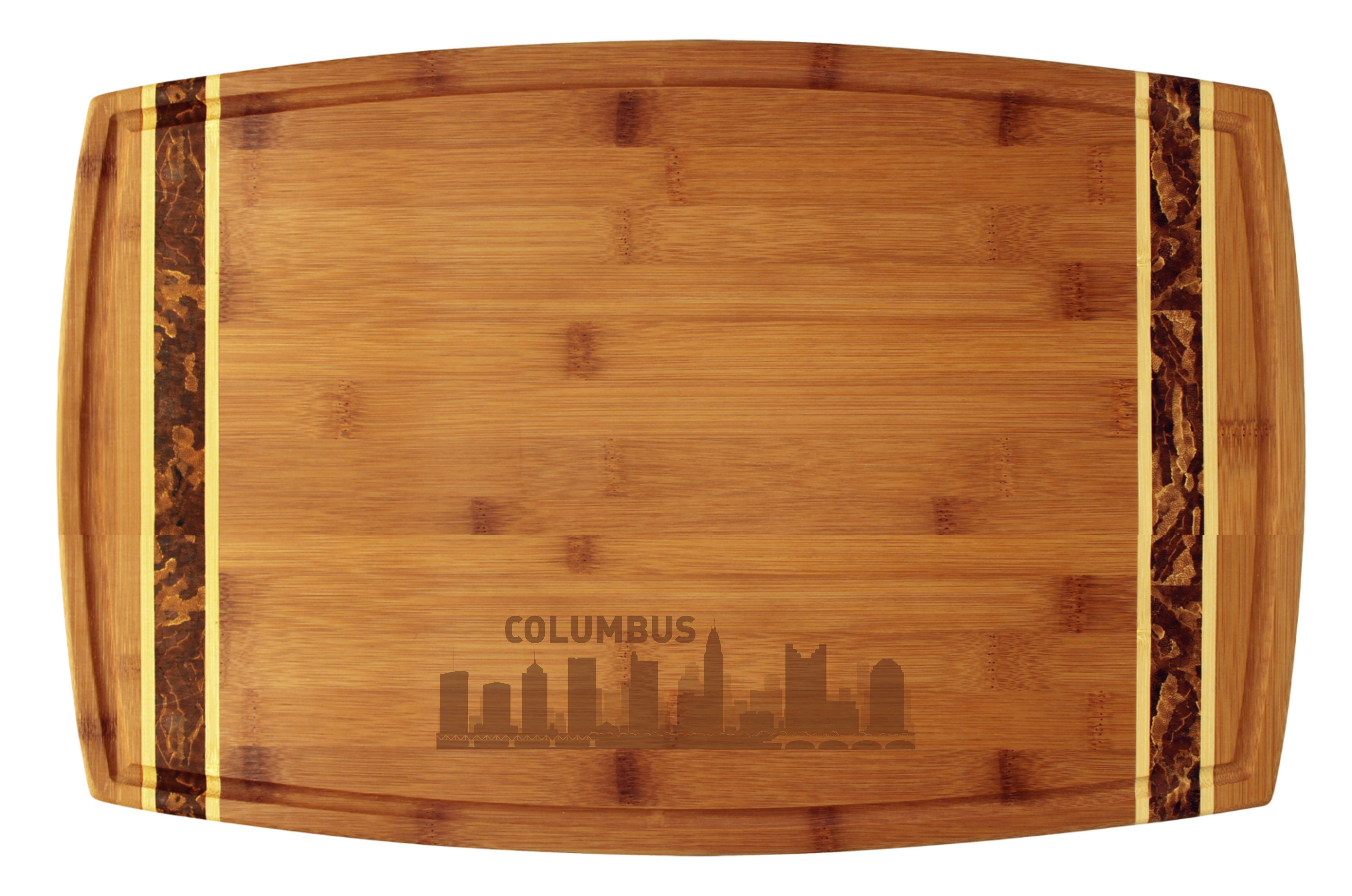 Columbus, Ohio City Skyline Cutting Board