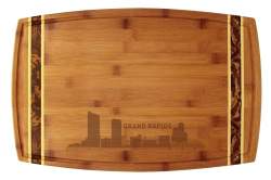 Grand Rapids, Michigan City Skyline Cutting Board