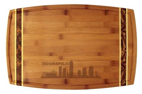 Indianapolis, Indiana City Skyline Cutting Board