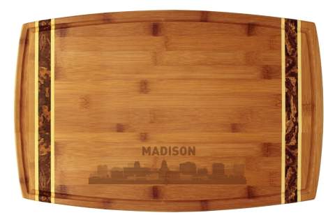 Madison, Wisconsin City Skyline Cutting Board