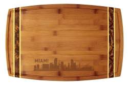 Miami, Florida City Skyline Cutting Board