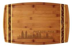 Philadelphia, Pennsylvania City Skyline Cutting Board