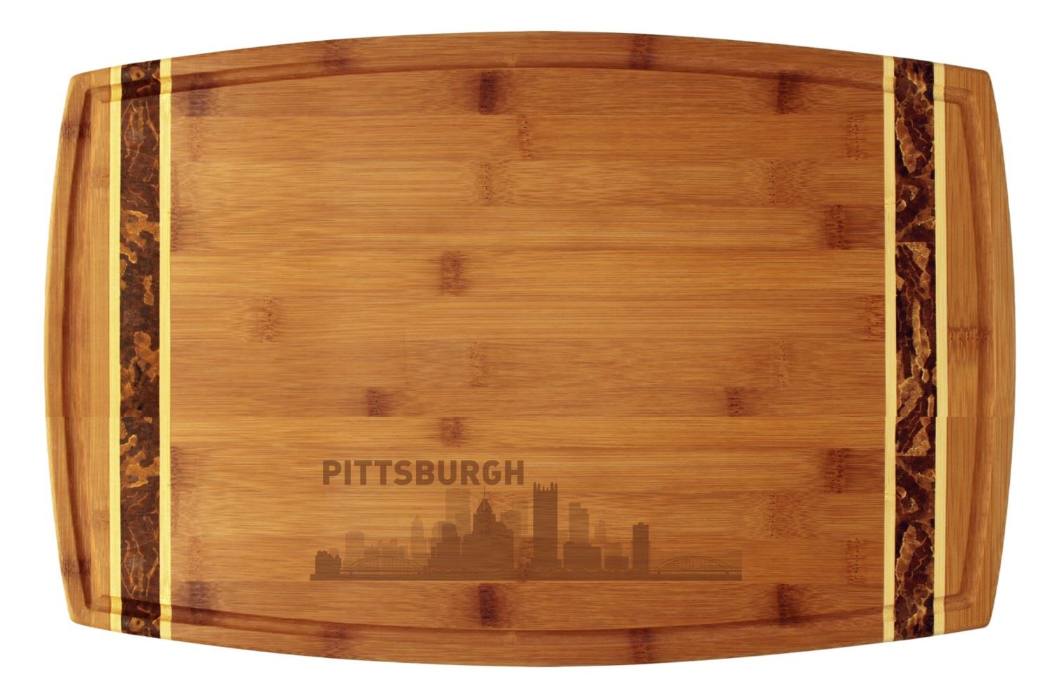 Pittsburgh, Pennsylvania City Skyline Cutting Board