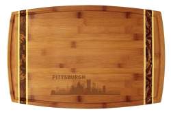Pittsburgh, Pennsylvania City Skyline Cutting Board