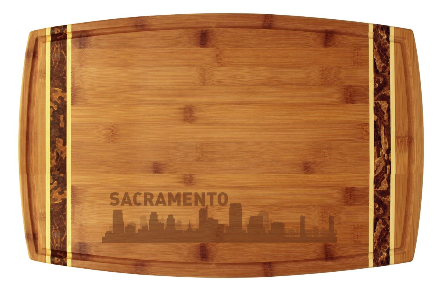 Sacramento, California City Skyline Cutting Board