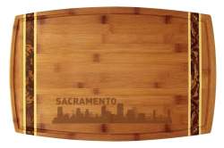 Sacramento, California City Skyline Cutting Board