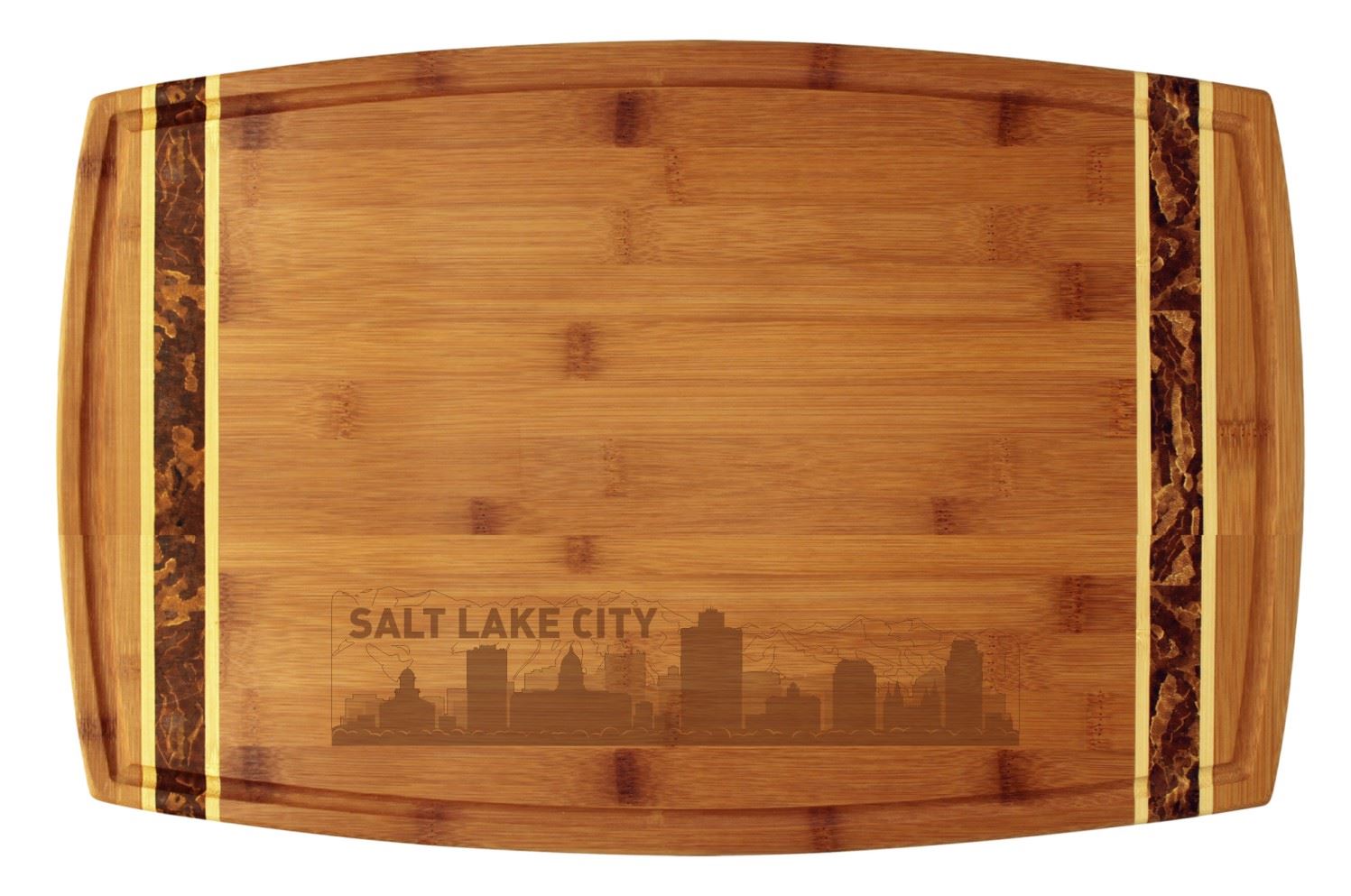 Salt Lake City, Utah City Skyline Cutting Board