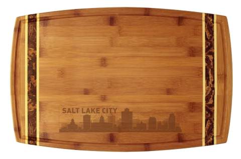 Salt Lake City, Utah City Skyline Cutting Board
