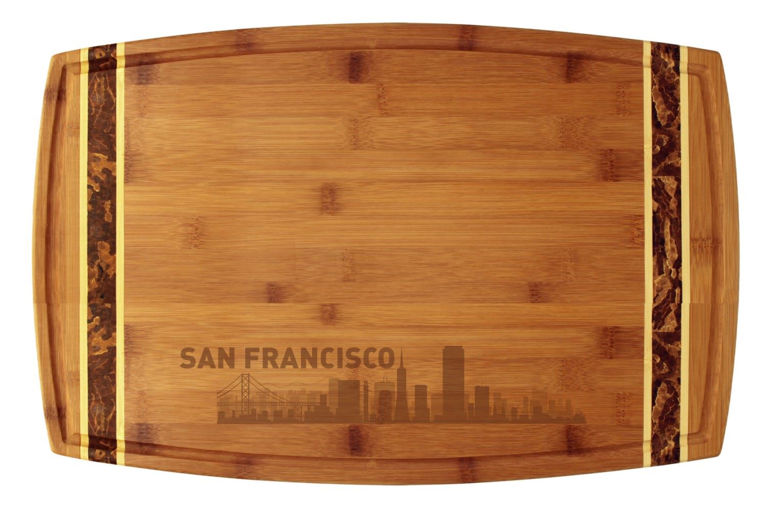 San Francisco, California City Skyline Cutting Board