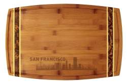 San Francisco, California City Skyline Cutting Board