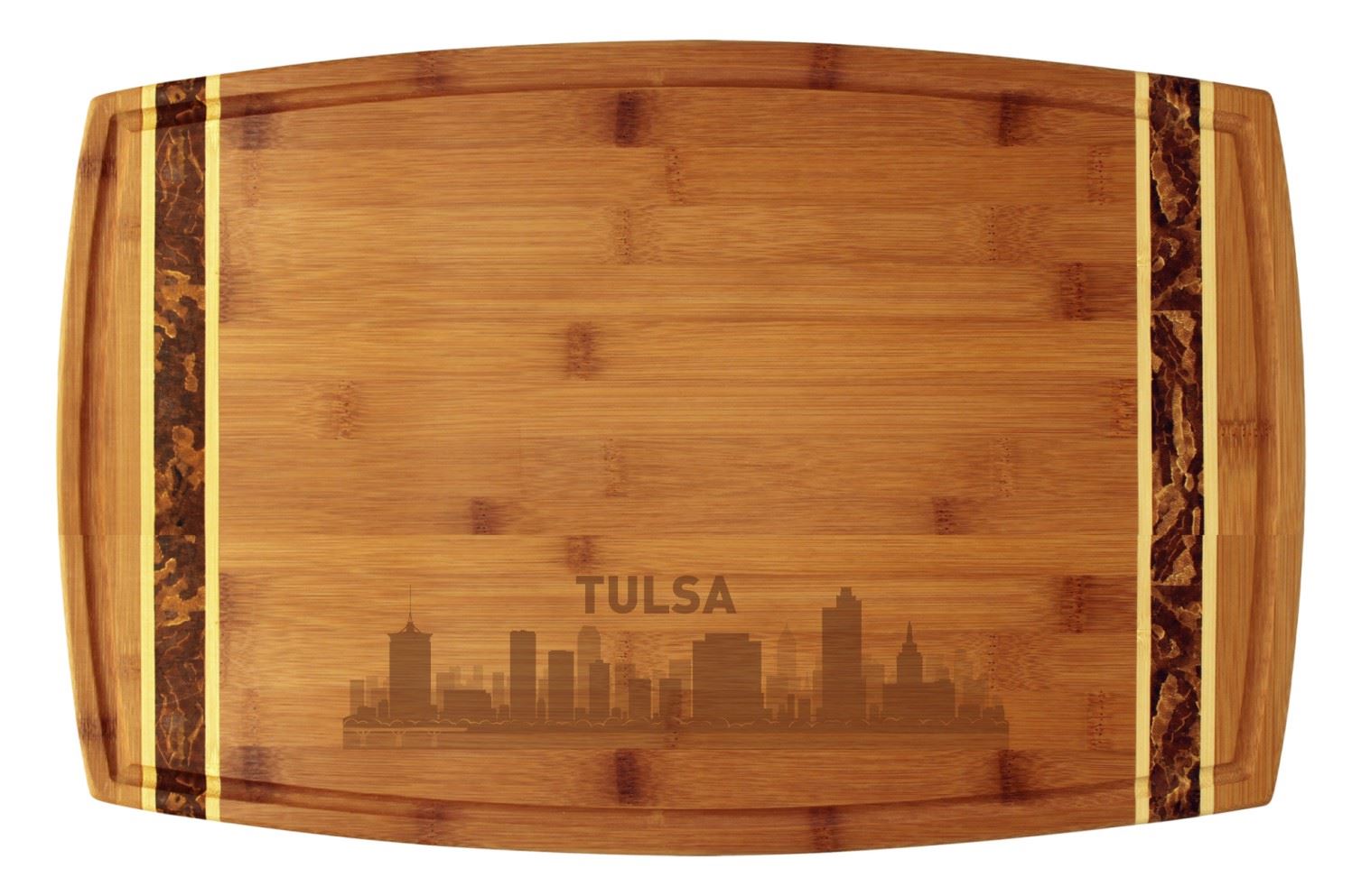 Tulsa, Oklahoma City Skyline Cutting Board
