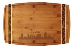 Tulsa, Oklahoma City Skyline Cutting Board