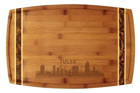 Tulsa, Oklahoma City Skyline Cutting Board