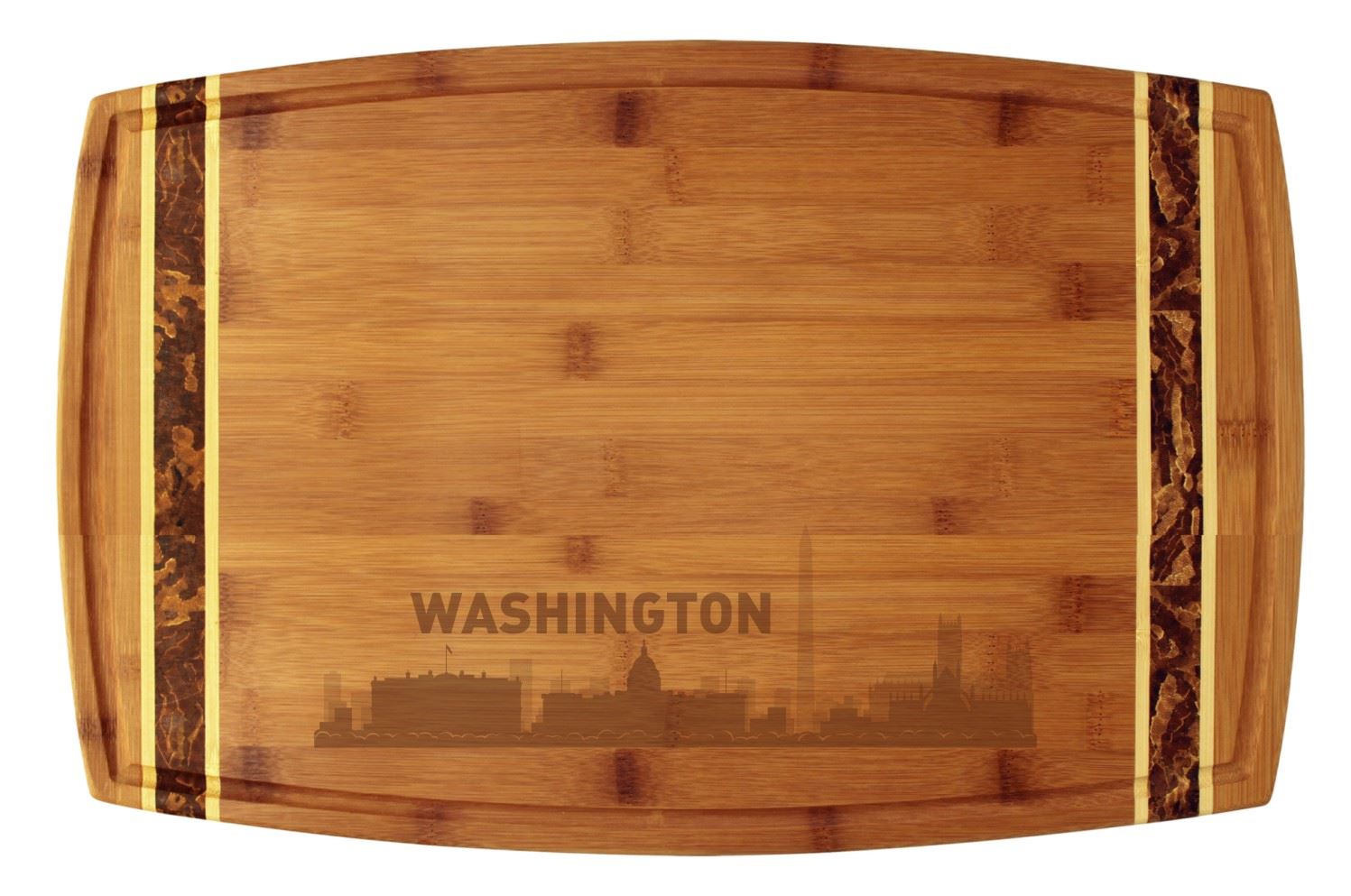 Washington District of Columbia City Skyline Cutting Board