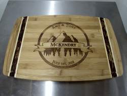 Circle Mountain Design Cutting Board