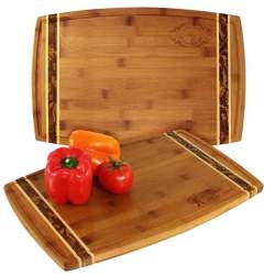 Totally Bamboo Marbled Bamboo 18"x11 3/4" Cutting Board