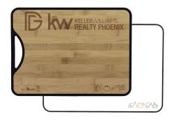 Poly-Boo Bamboo+Poly 2-in-1 Personalized Cutting Board 15x11"
