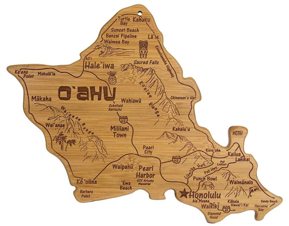 Oahu Destinations Cutting Board