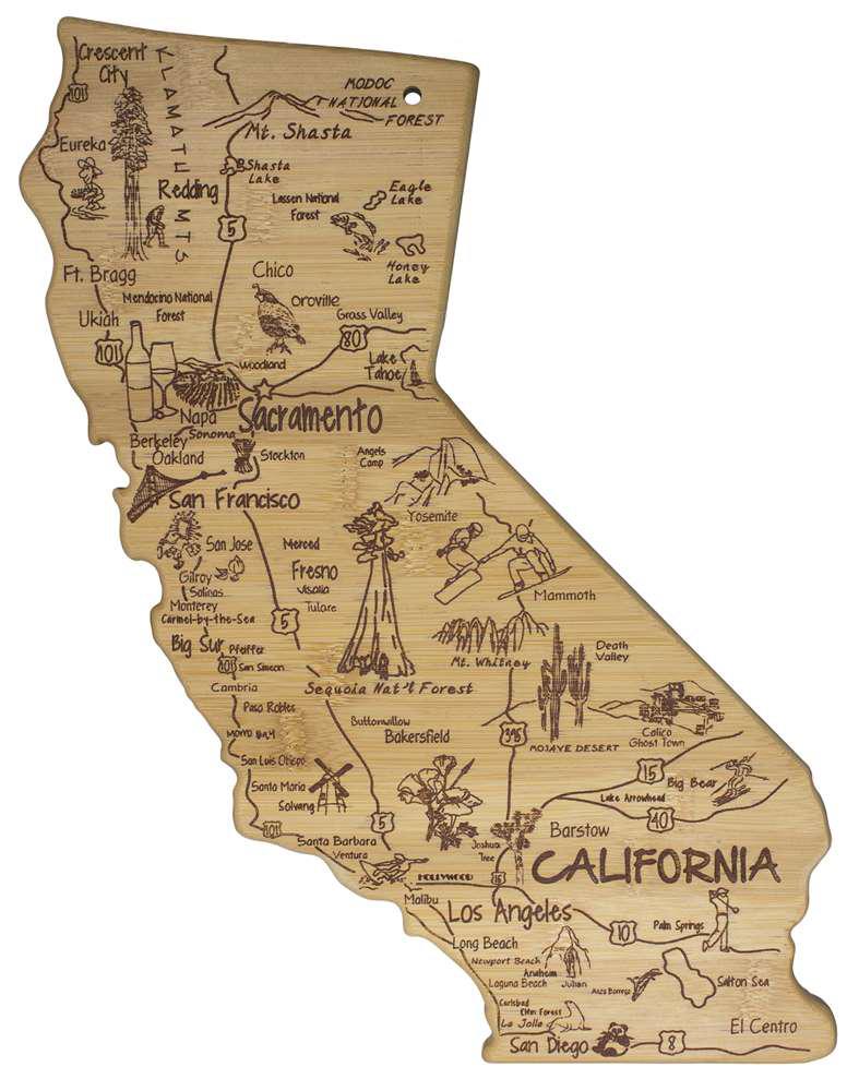 California Destinations Cutting Board
