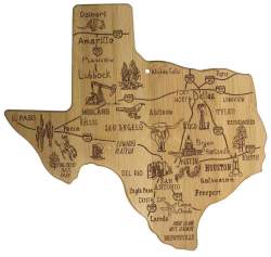 Texas Destinations Cutting Board