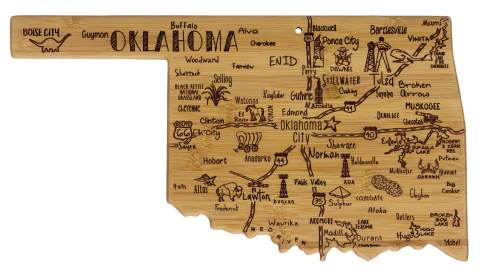 Oklahoma Landmarks Cutting Board