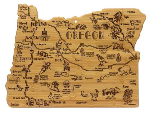 Oregon Landmarks Cutting Board