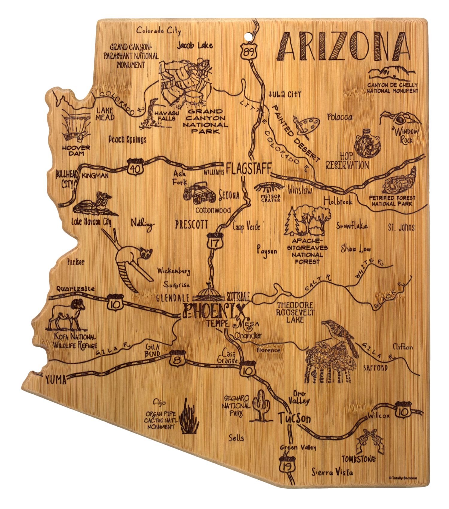 Arizona Landmarks Cutting Board
