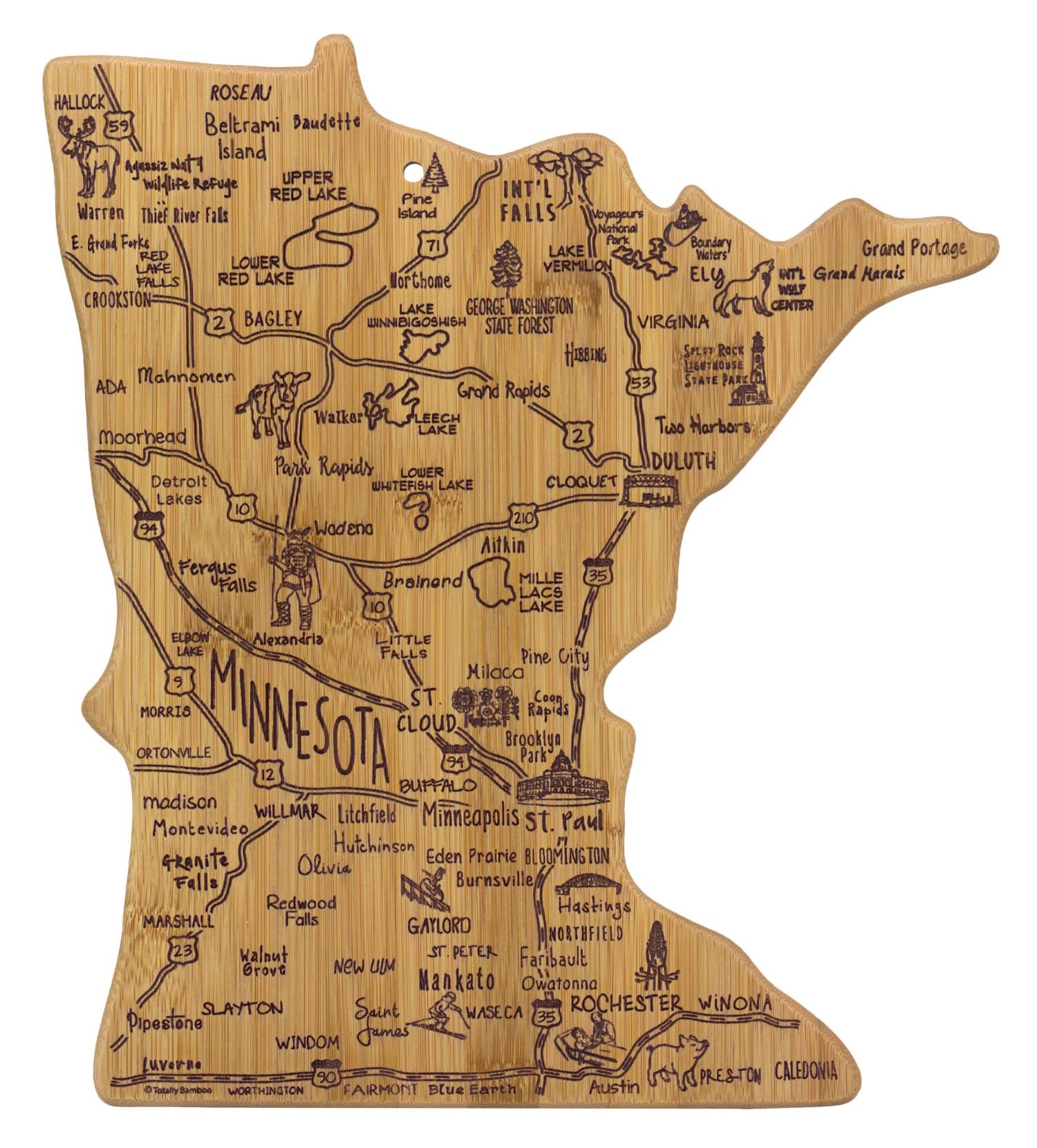 Minnesota Landmarks Cutting Board